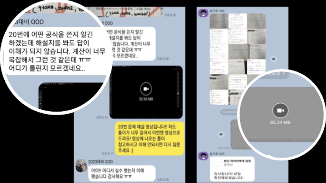 동영상 해설 카카오톡