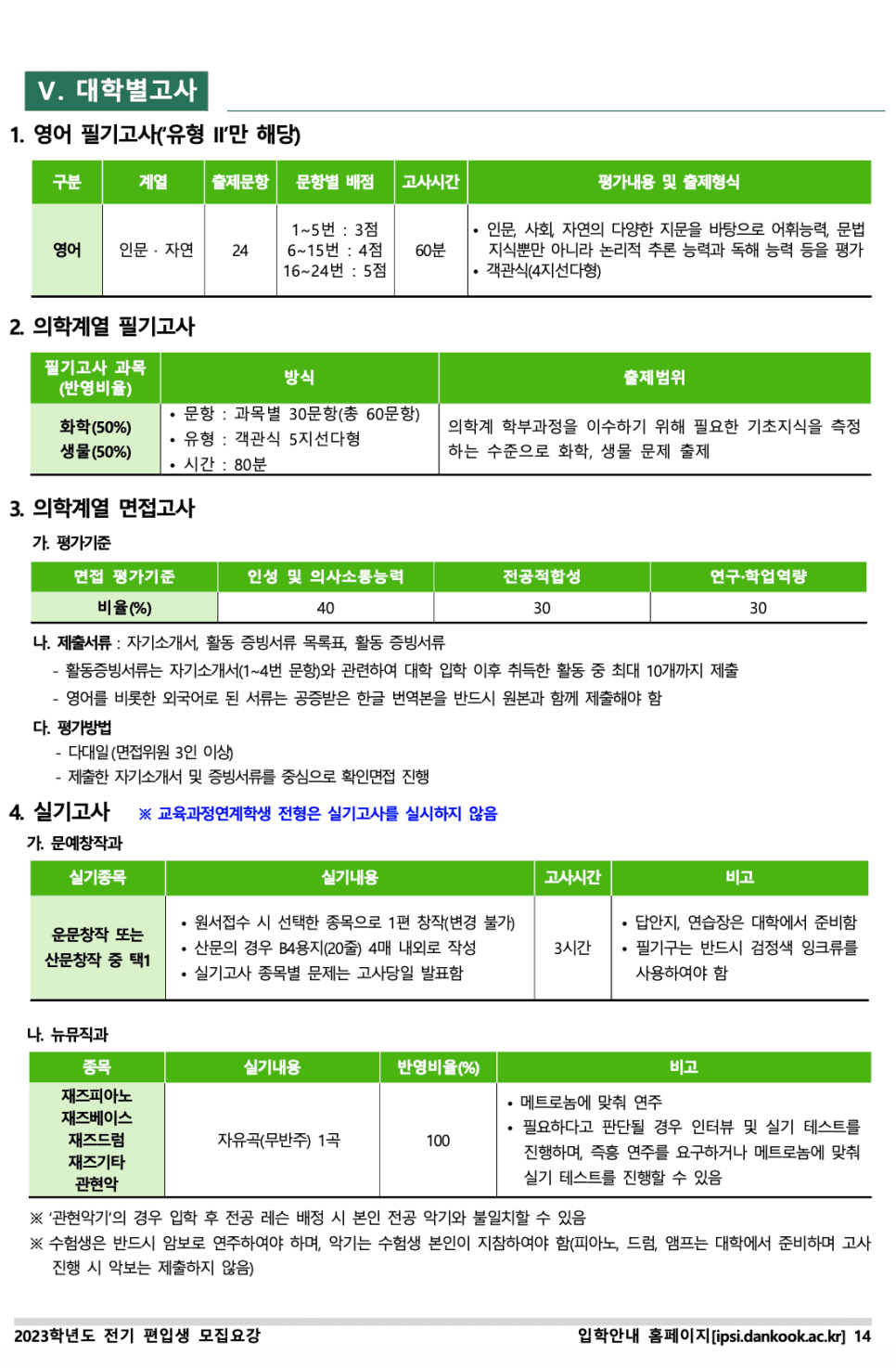 단국대 천안 편입요강 2023 살펴봐요! [파일첨부] · 자료 이미지 16