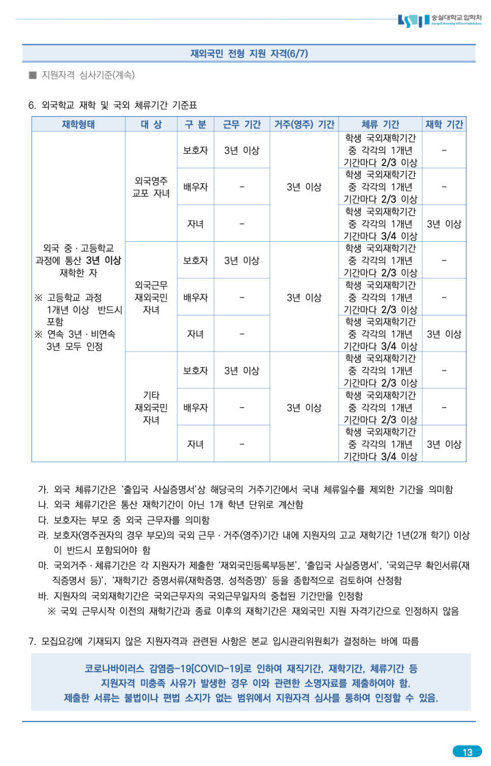 숭실대 편입요강 2023 알아봐요! · 자료 이미지 17