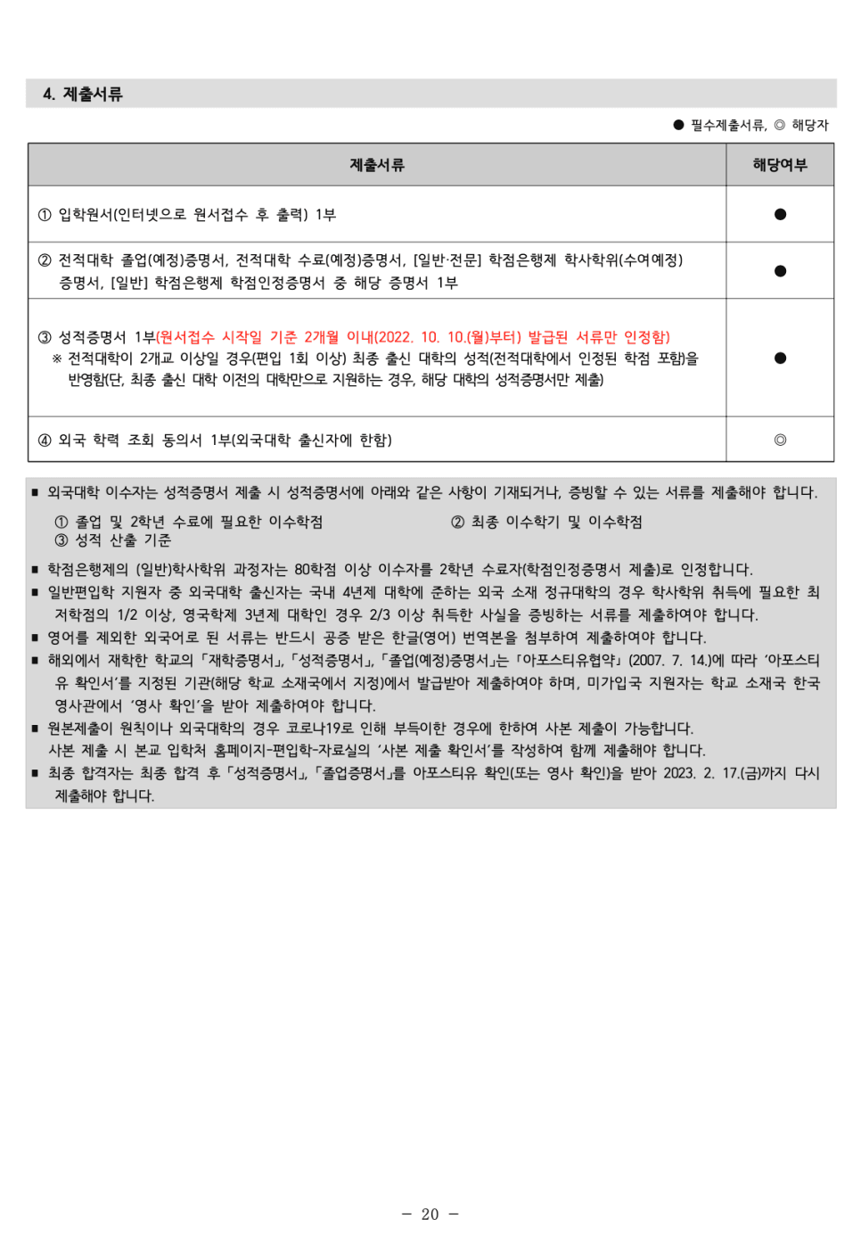 인하대 편입요강 2023 알아봐요! · 자료 이미지 22