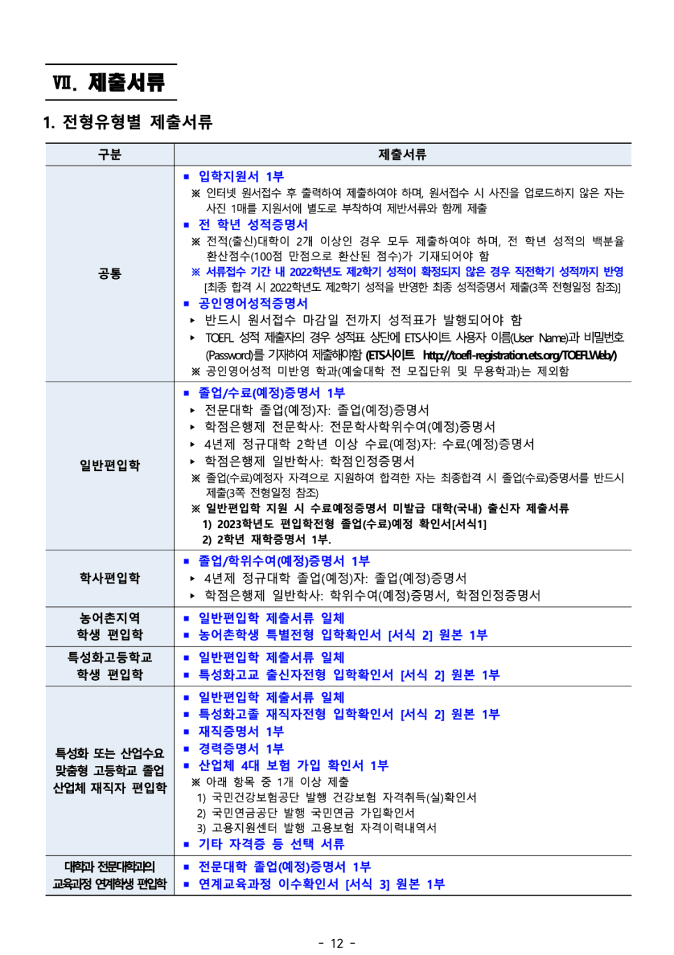 2023 충남대 편입요강 한눈에 보기! · 자료 이미지 14