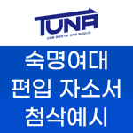 숙명여대 숙대 편입 자소서 첨삭