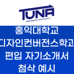 홍익대 편입 자기소개서