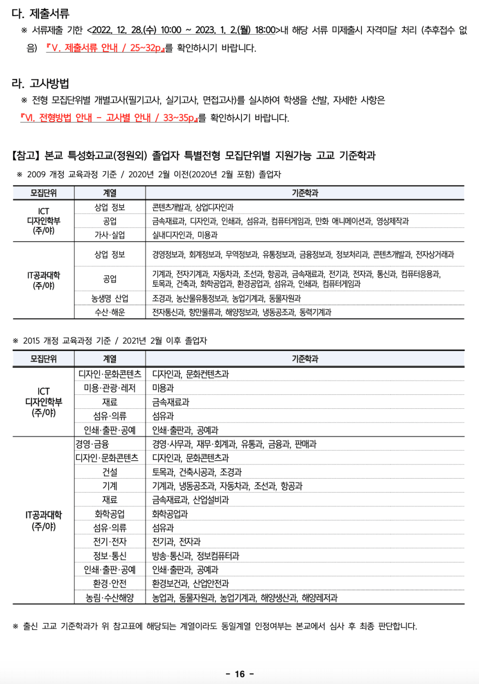 한성대 편입요강 2023학년도 한눈에 보기! · 자료 이미지 15