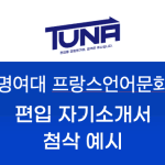 숙명여대 프랑스언어문화학 편입 자기소개서 첨삭 예시
