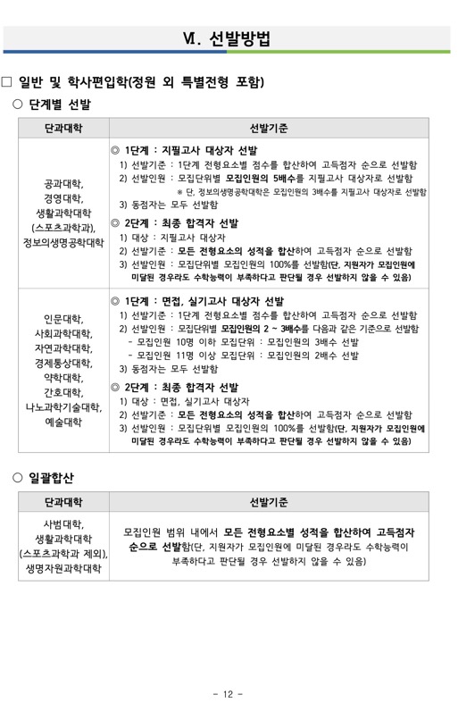 부산대 편입 2024학년도 모집요강 한눈에 보자! · 자료 이미지 9