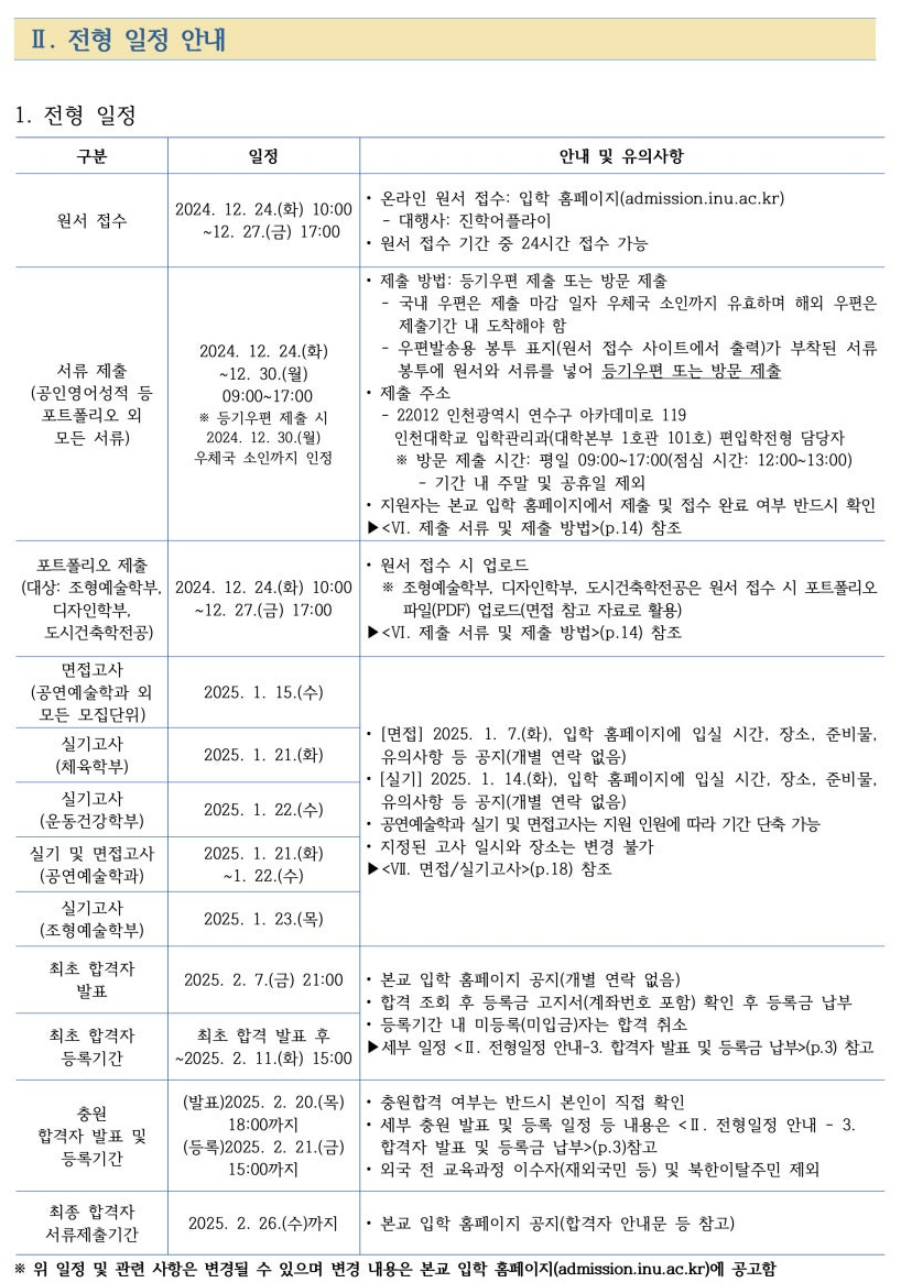 인천대 편입면접 알차게 준비하는 방법! · 자료 이미지 2