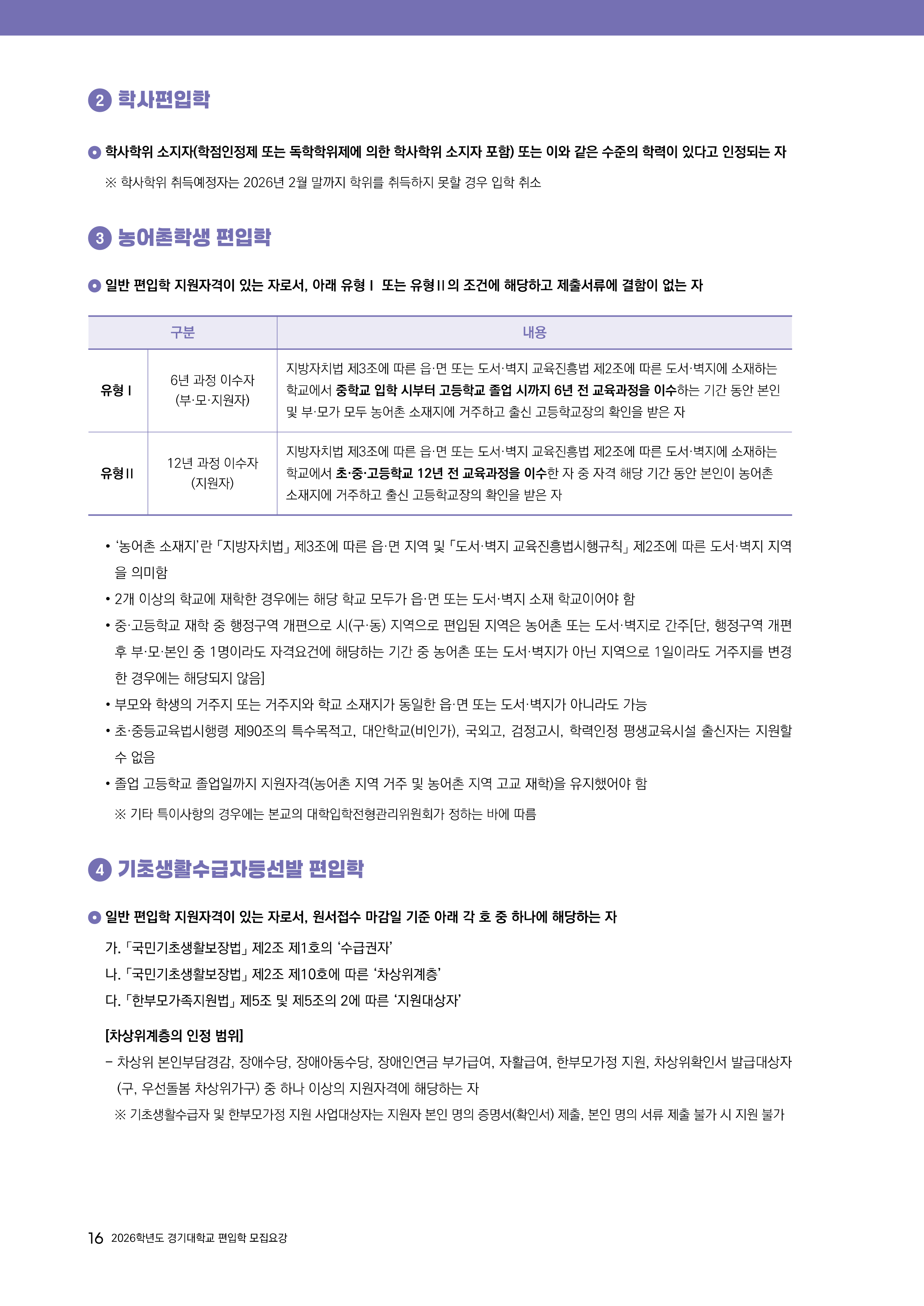 경기대 편입요강