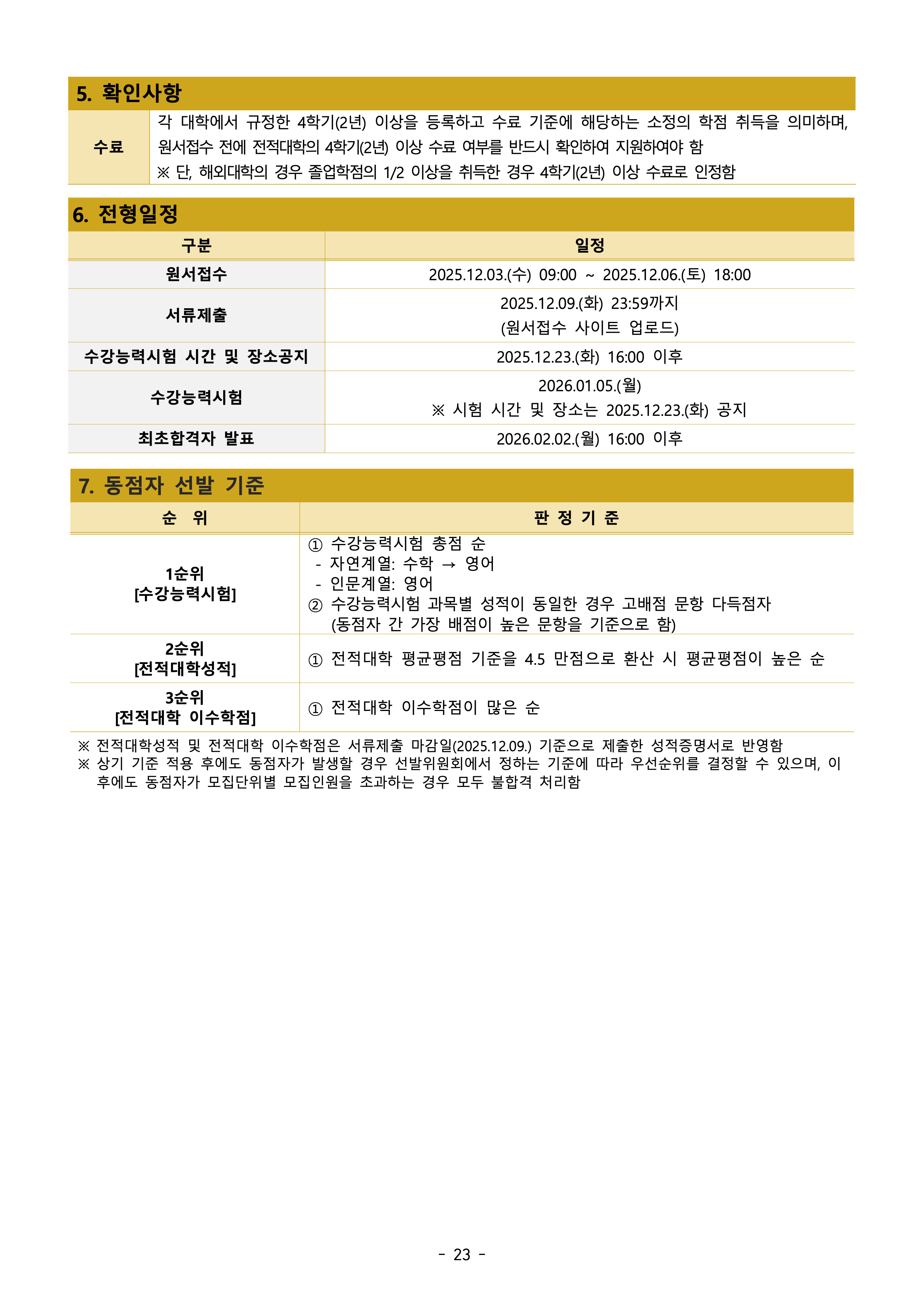 아주대 편입요강