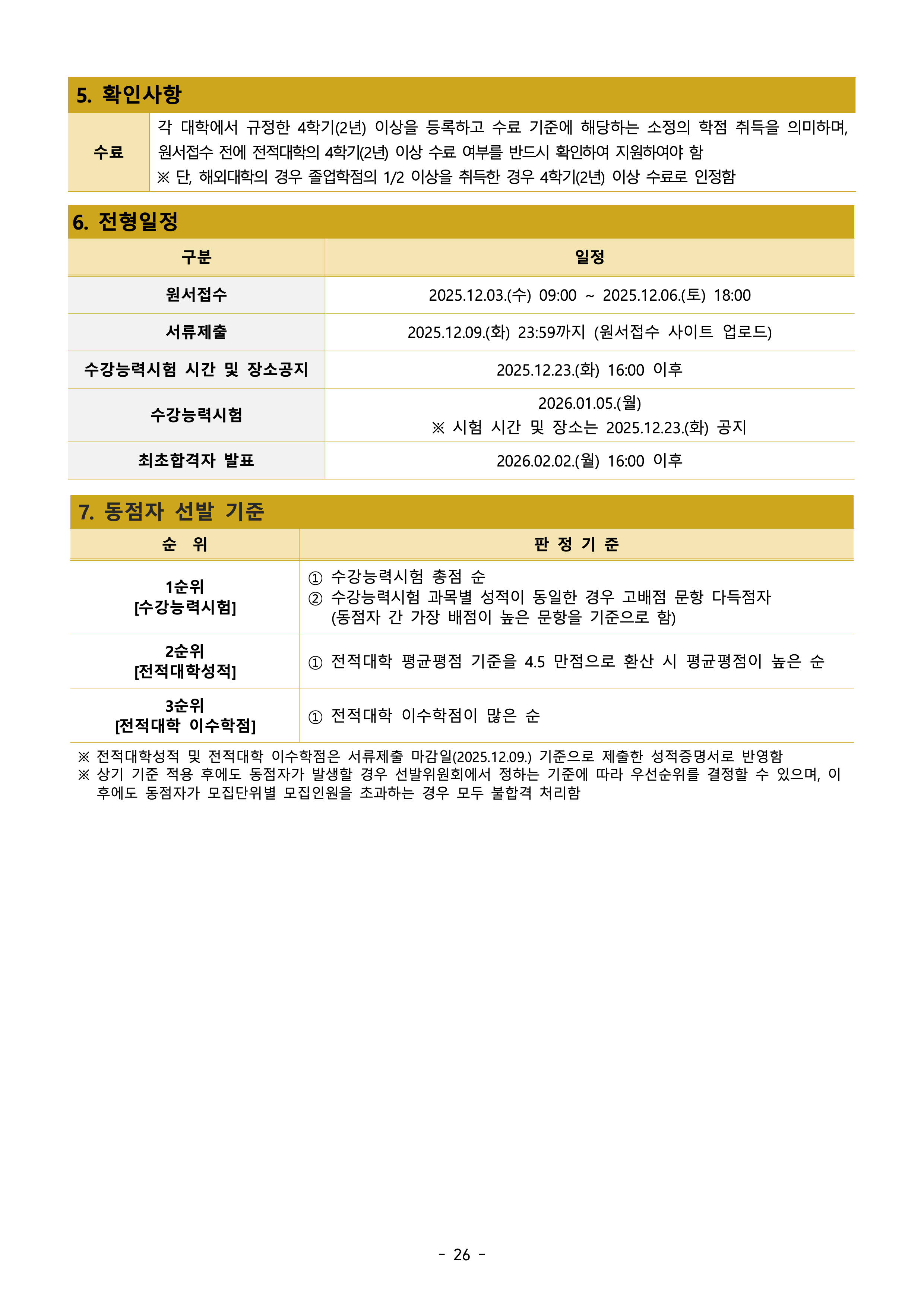 아주대 편입요강