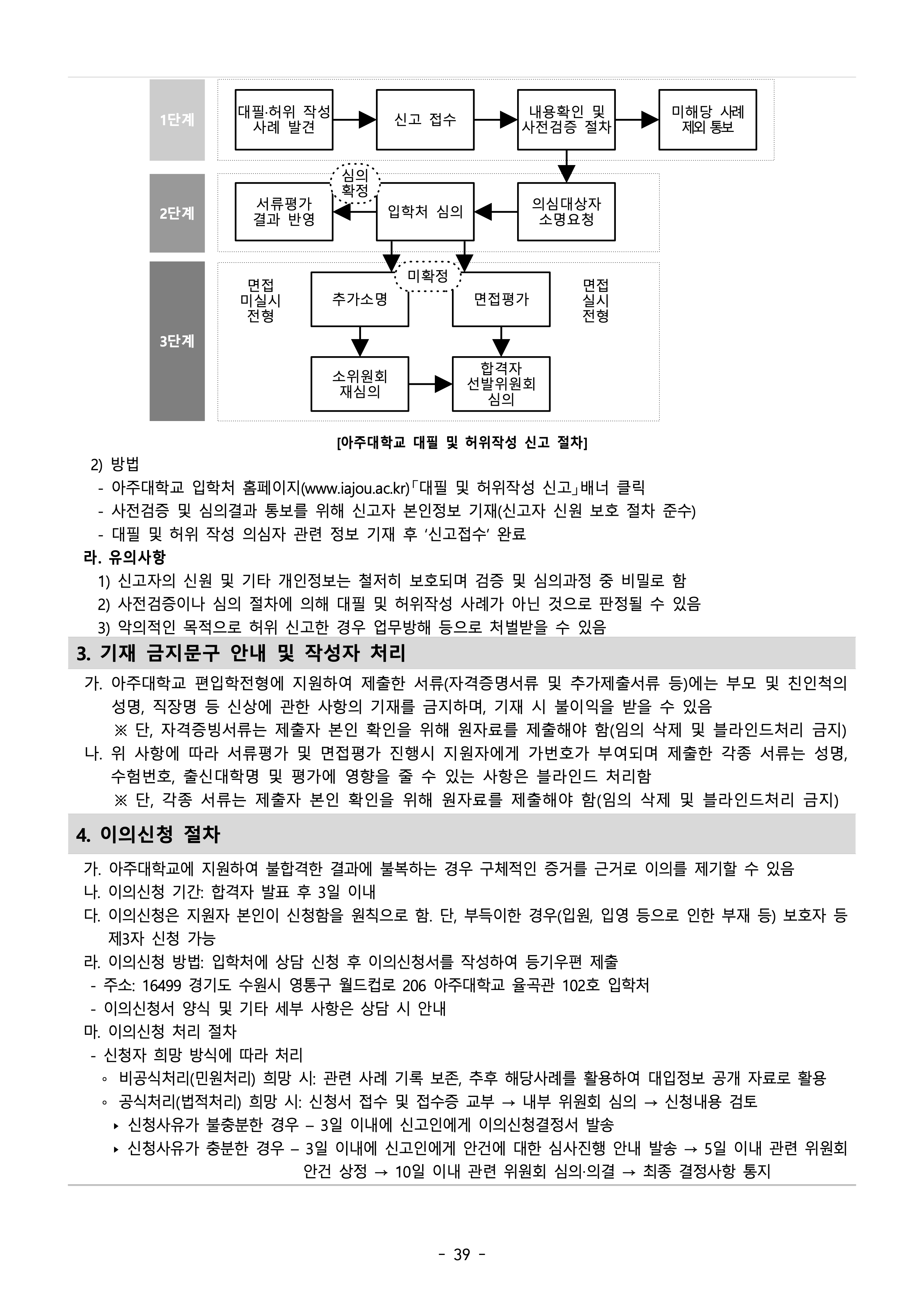 아주대 편입요강