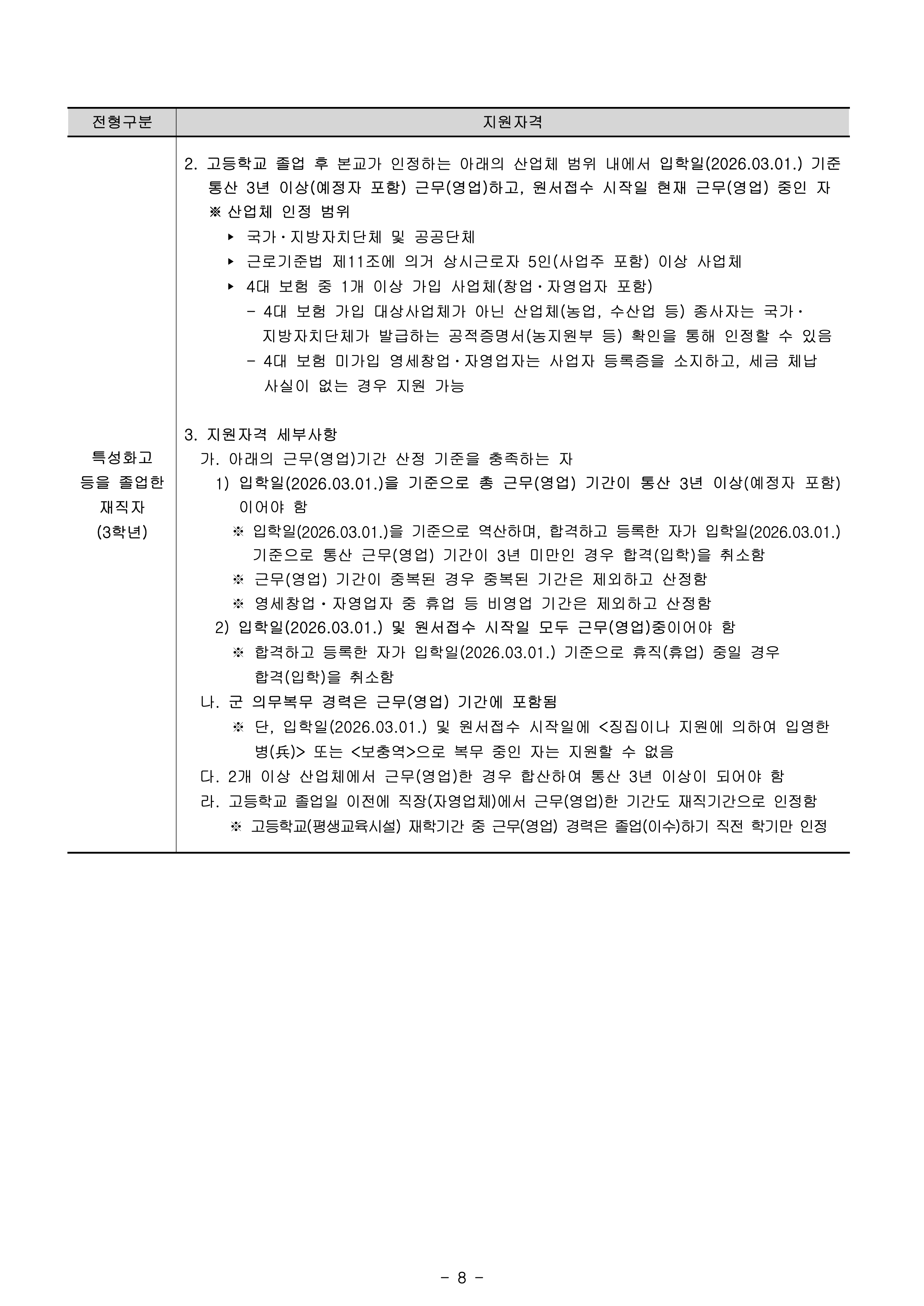 국민대 편입요강