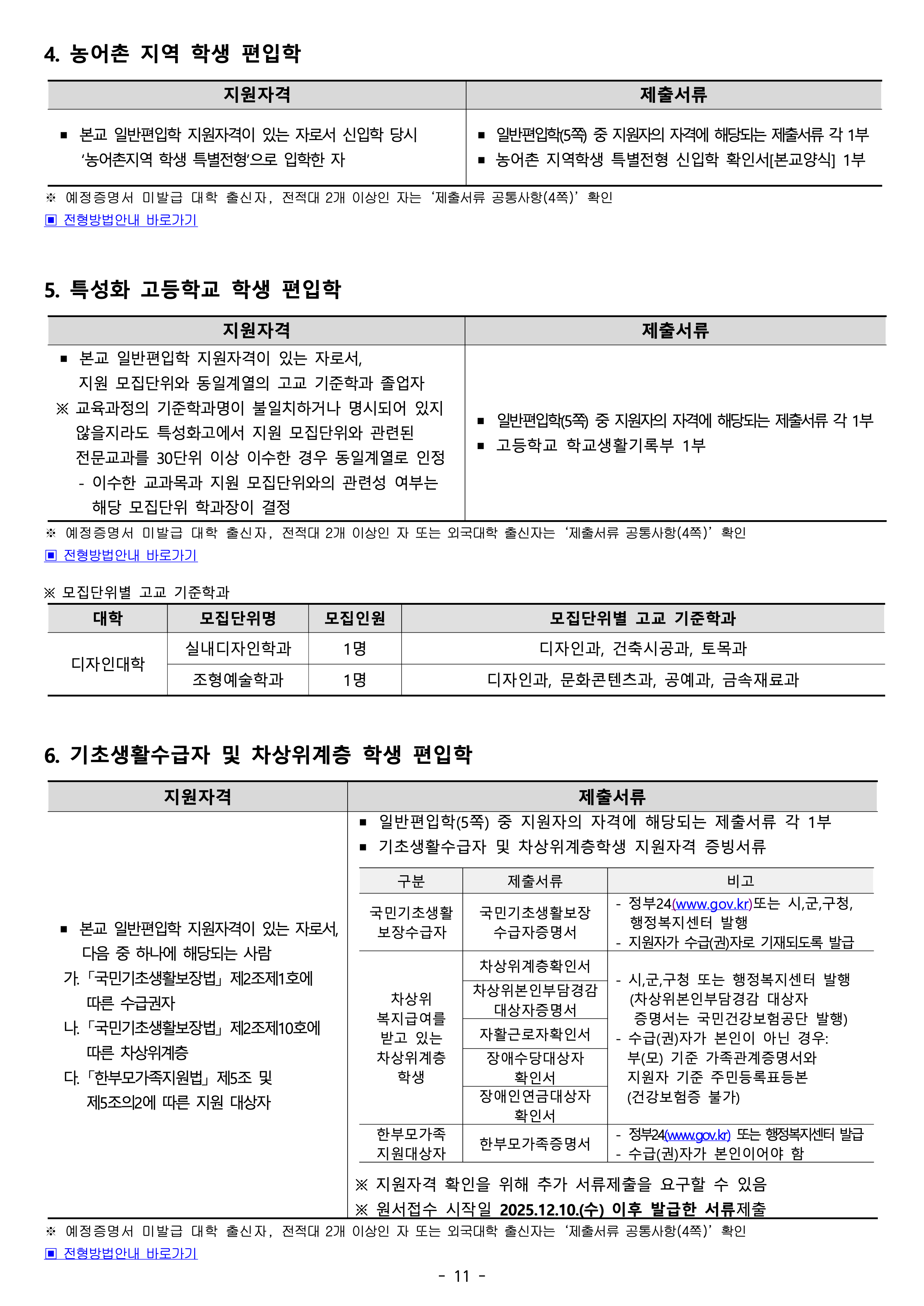 건국대 글로컬 편입요강
