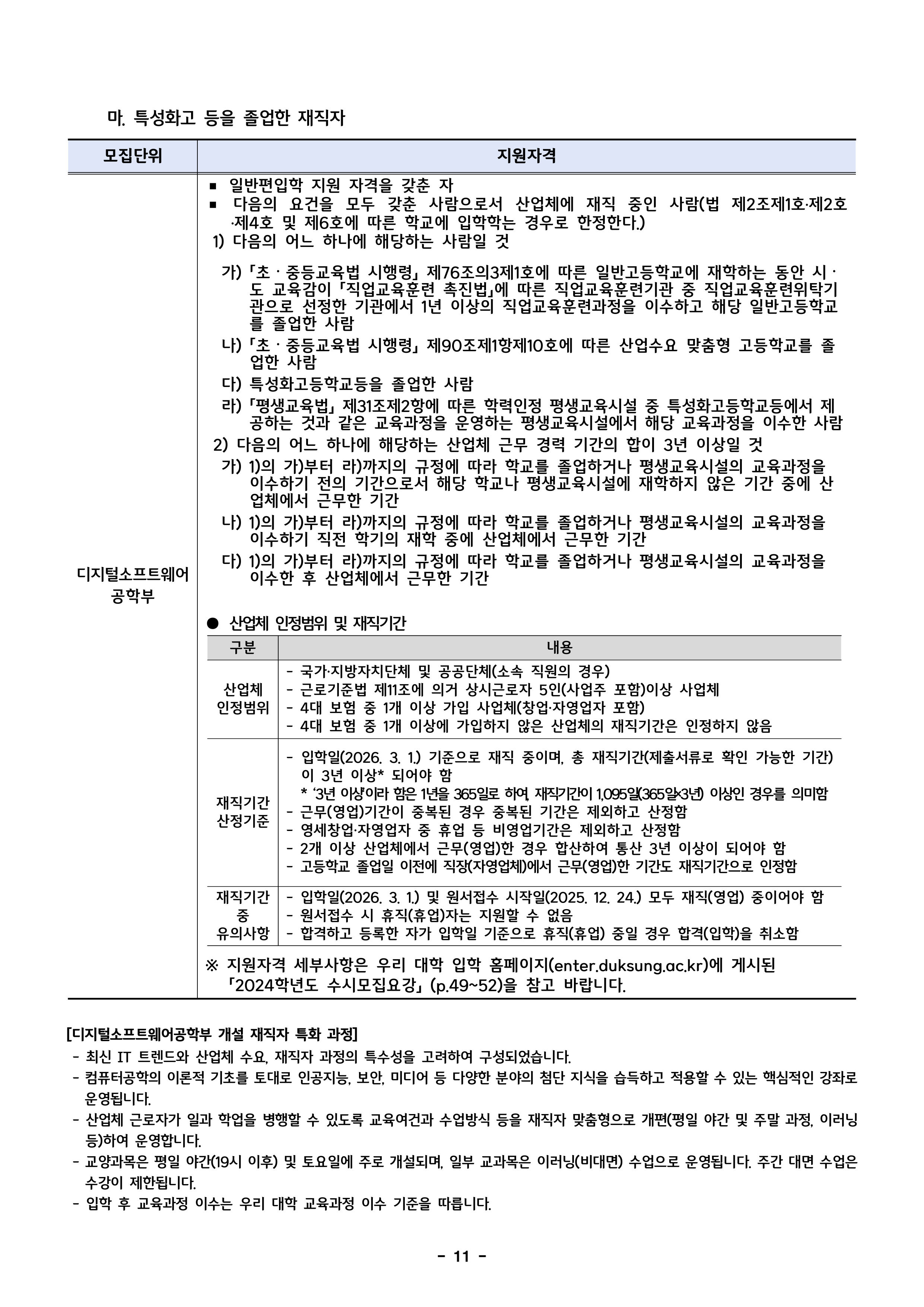 덕성여대 편입요강