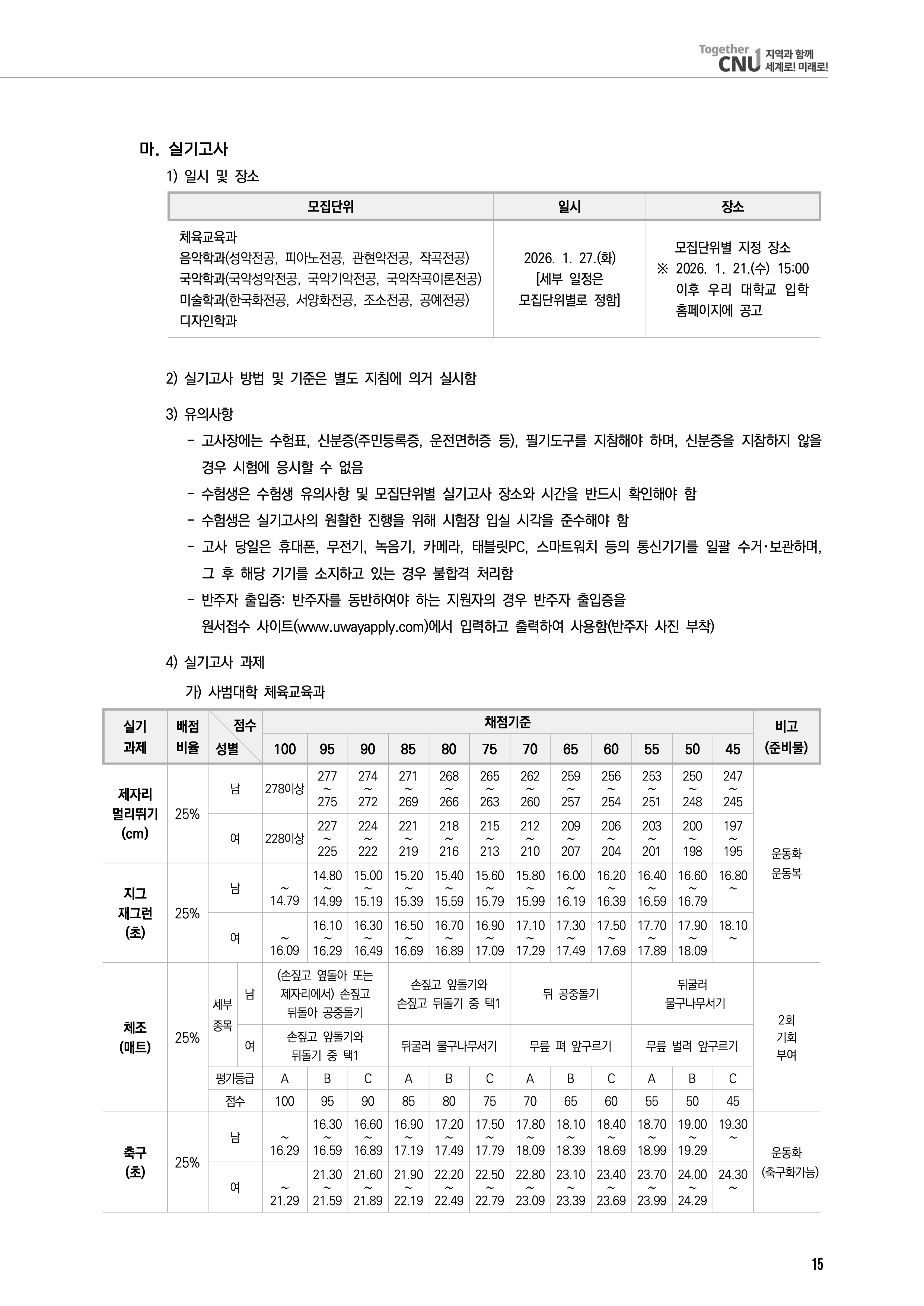 전남대 편입요강