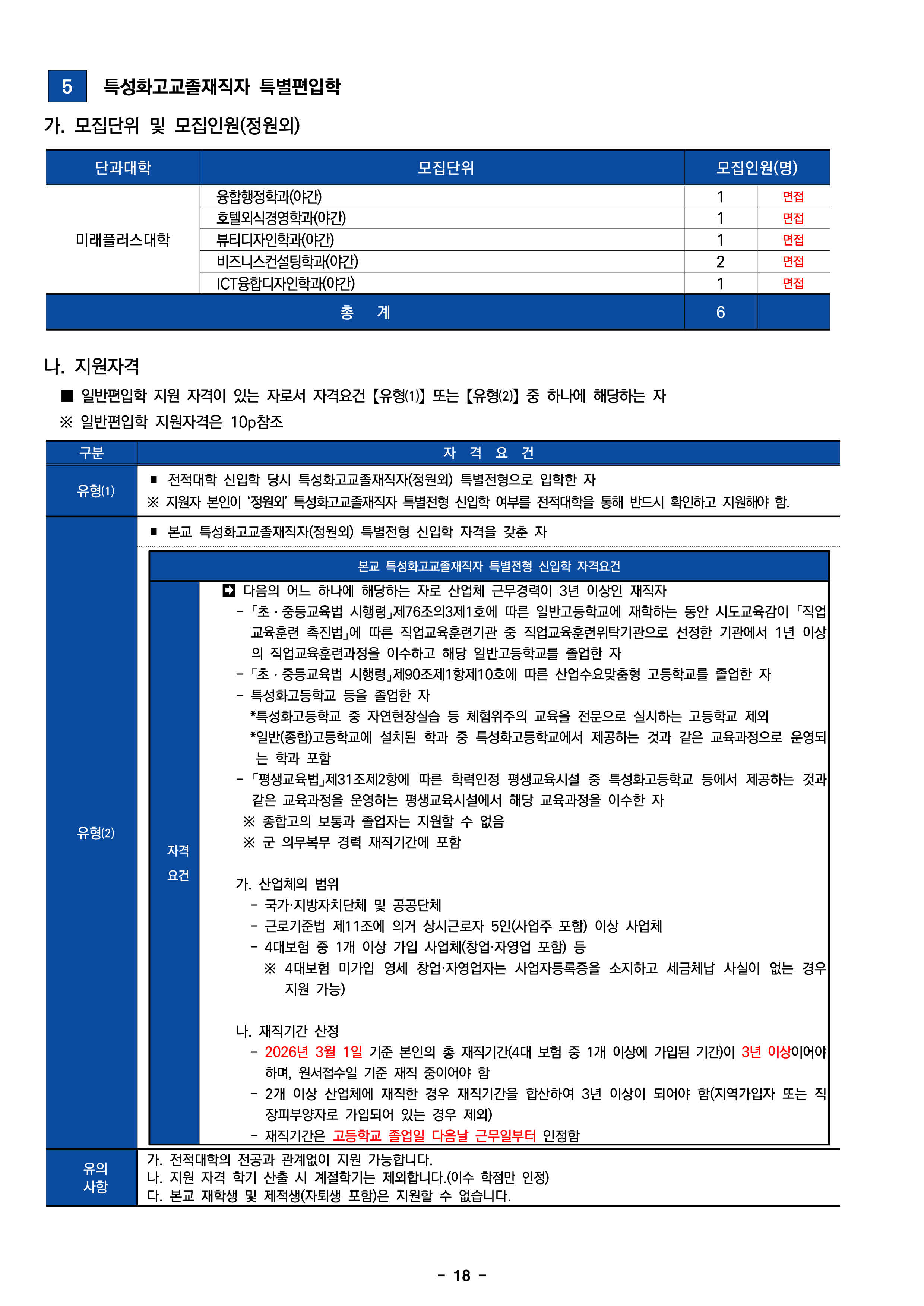 한성대 편입요강