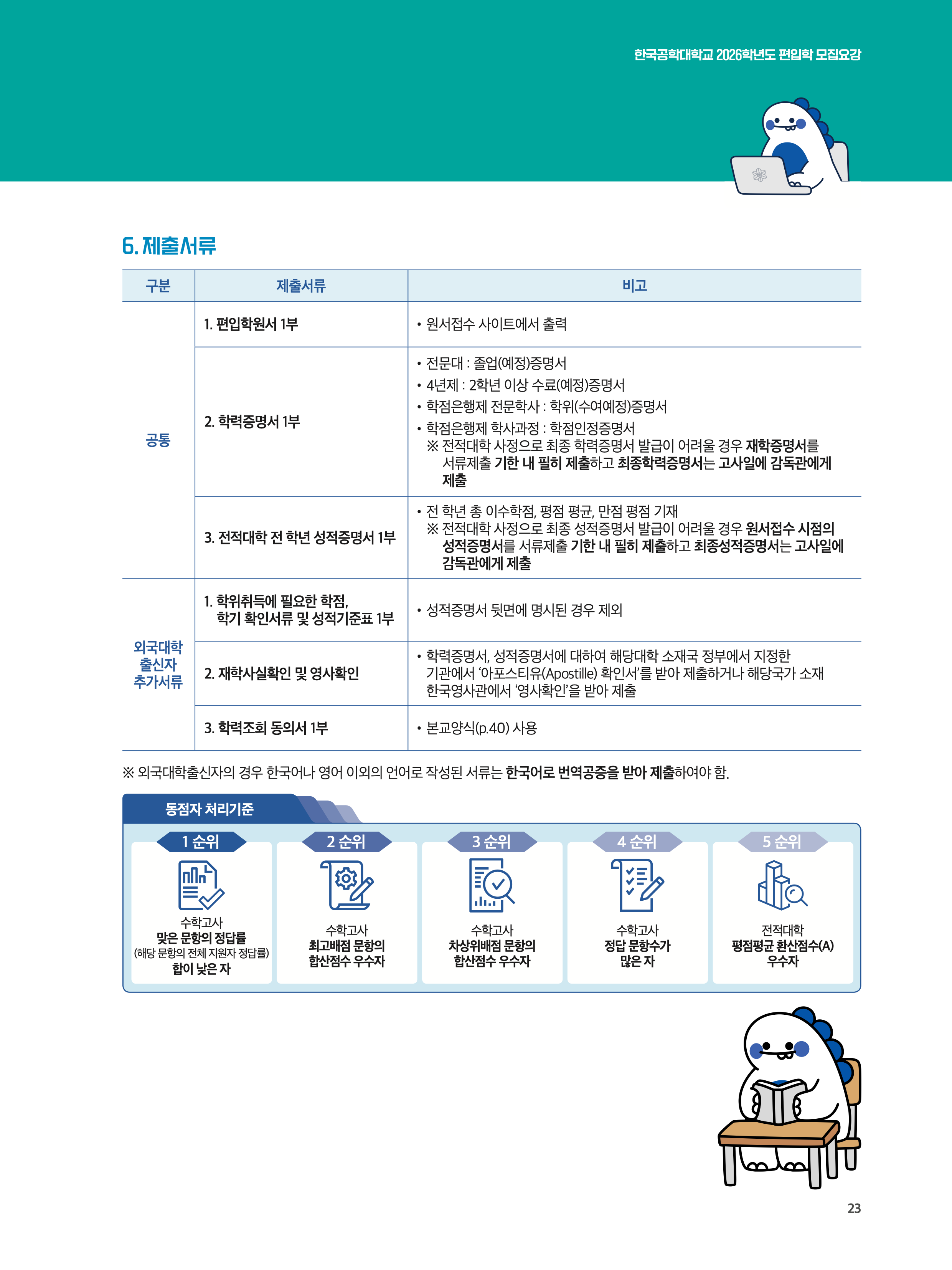 한국공학대 편입