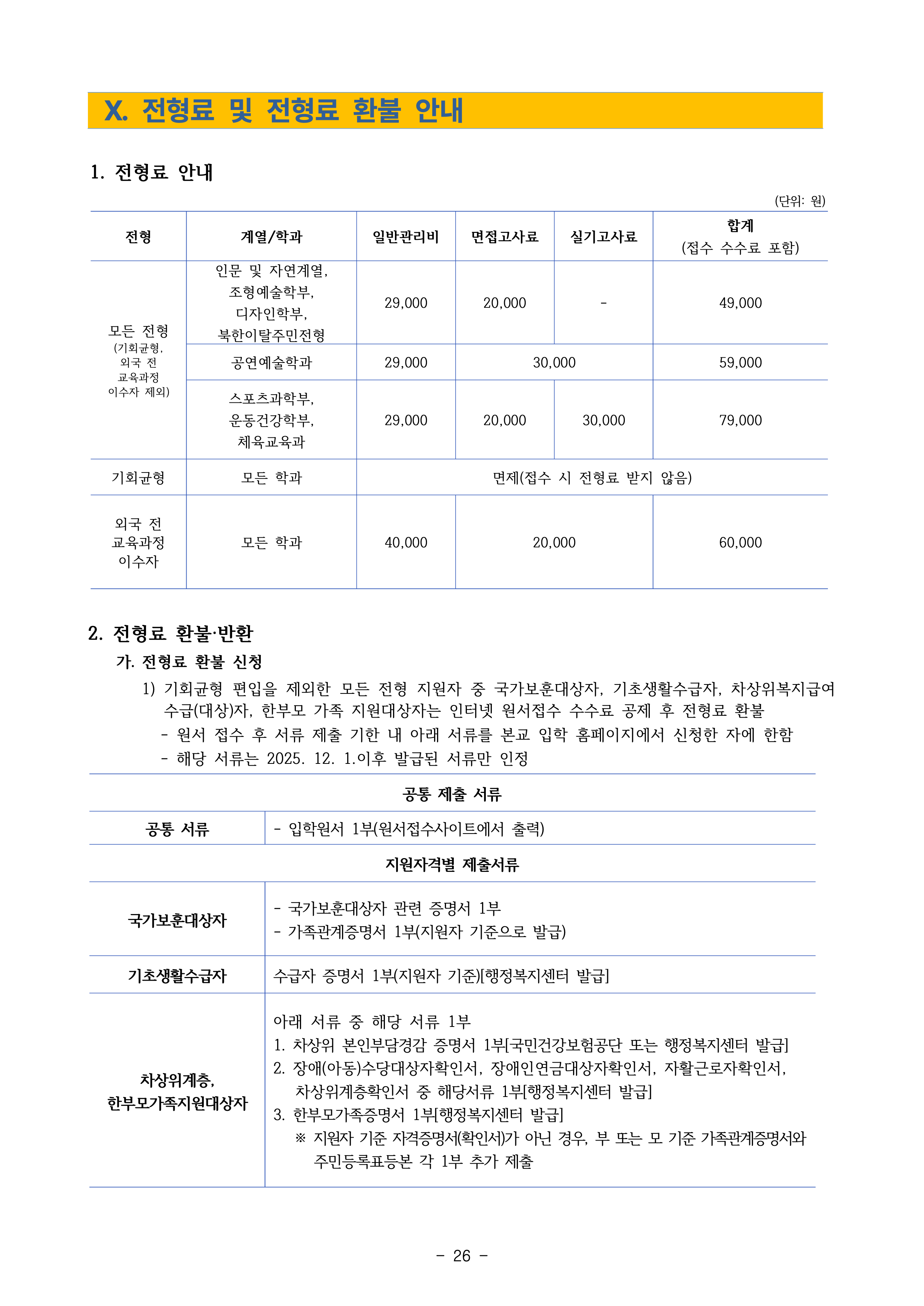 인천대 편입모집요강