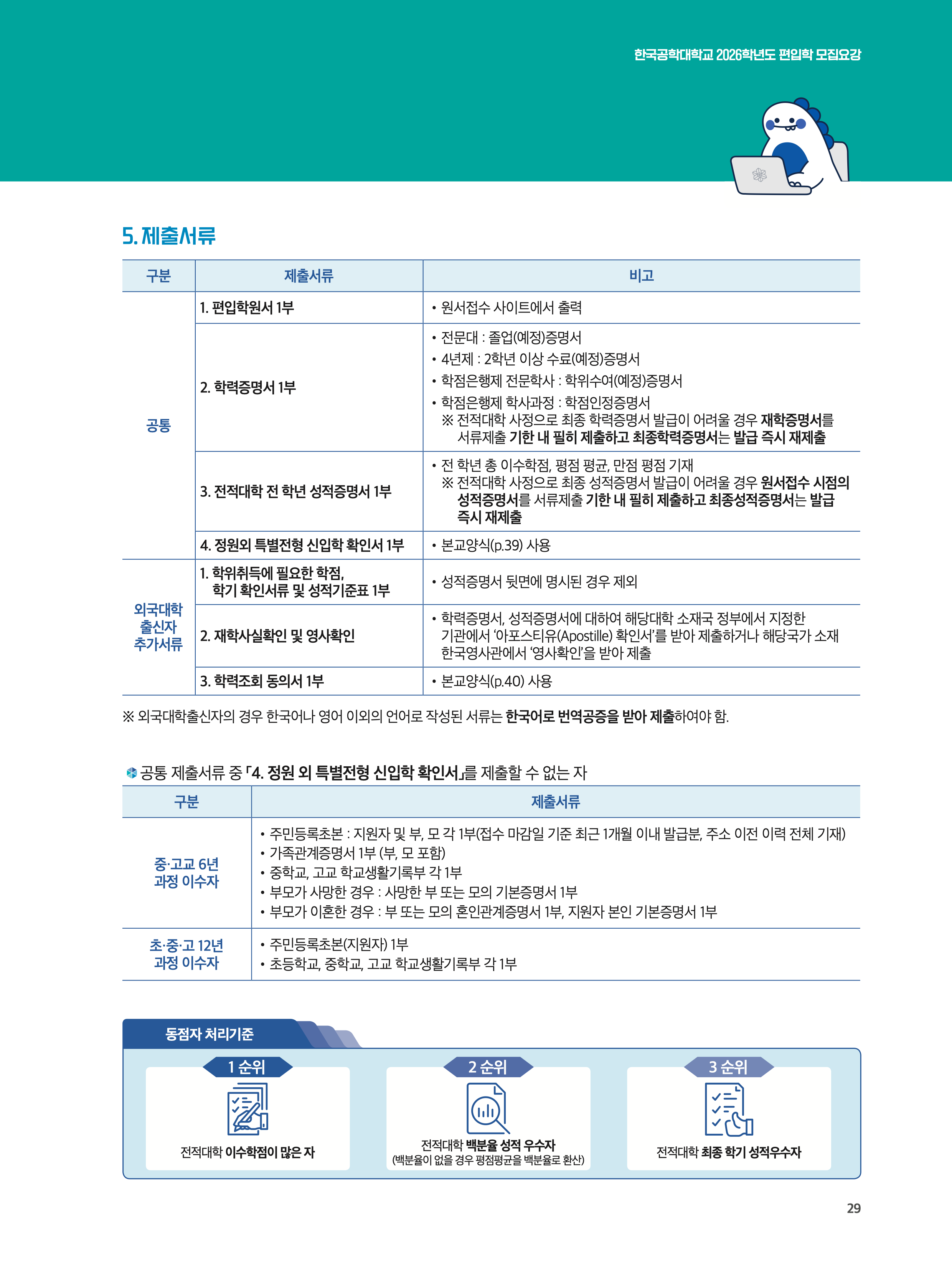 한국공학대 편입