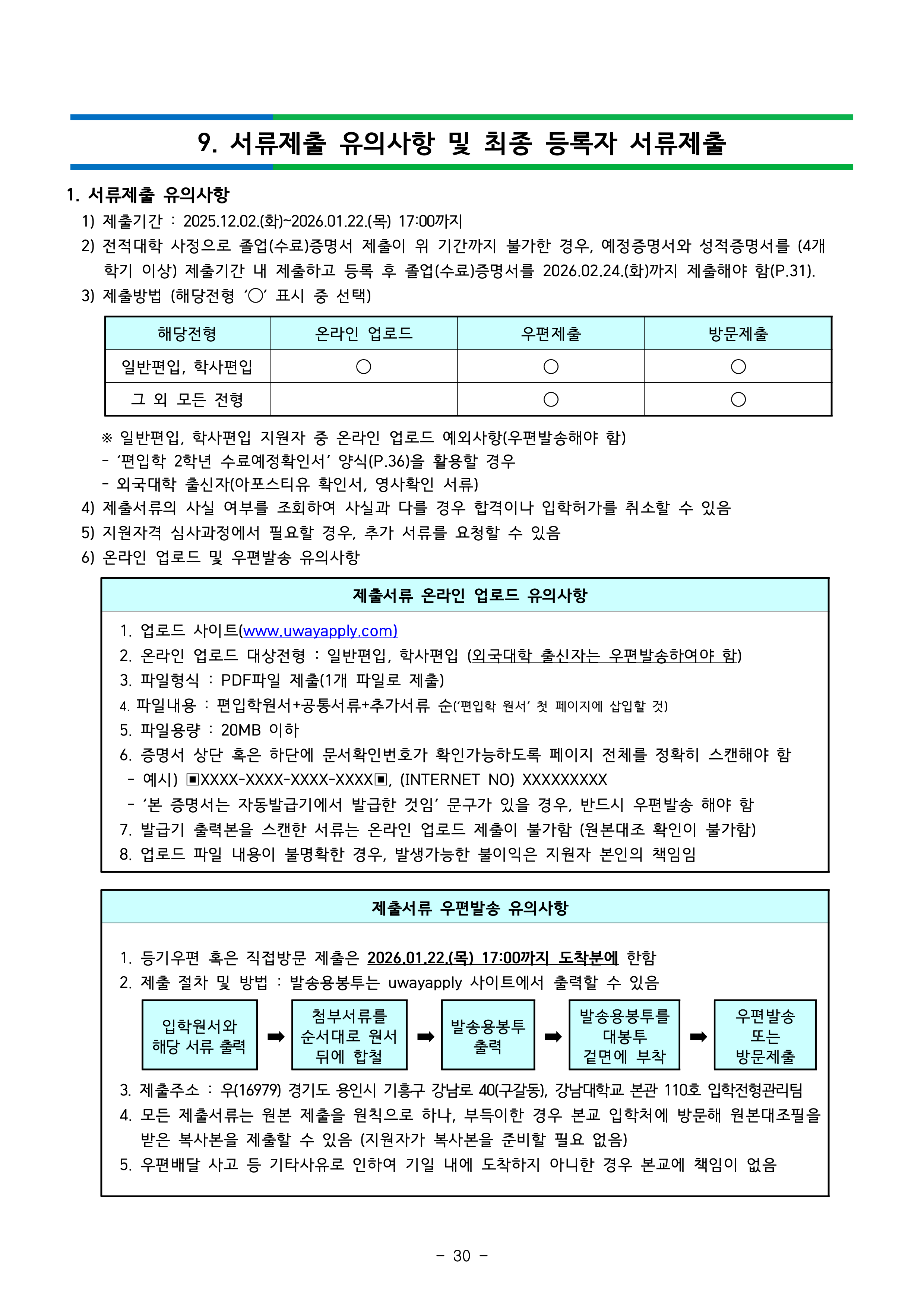 강남대 편입