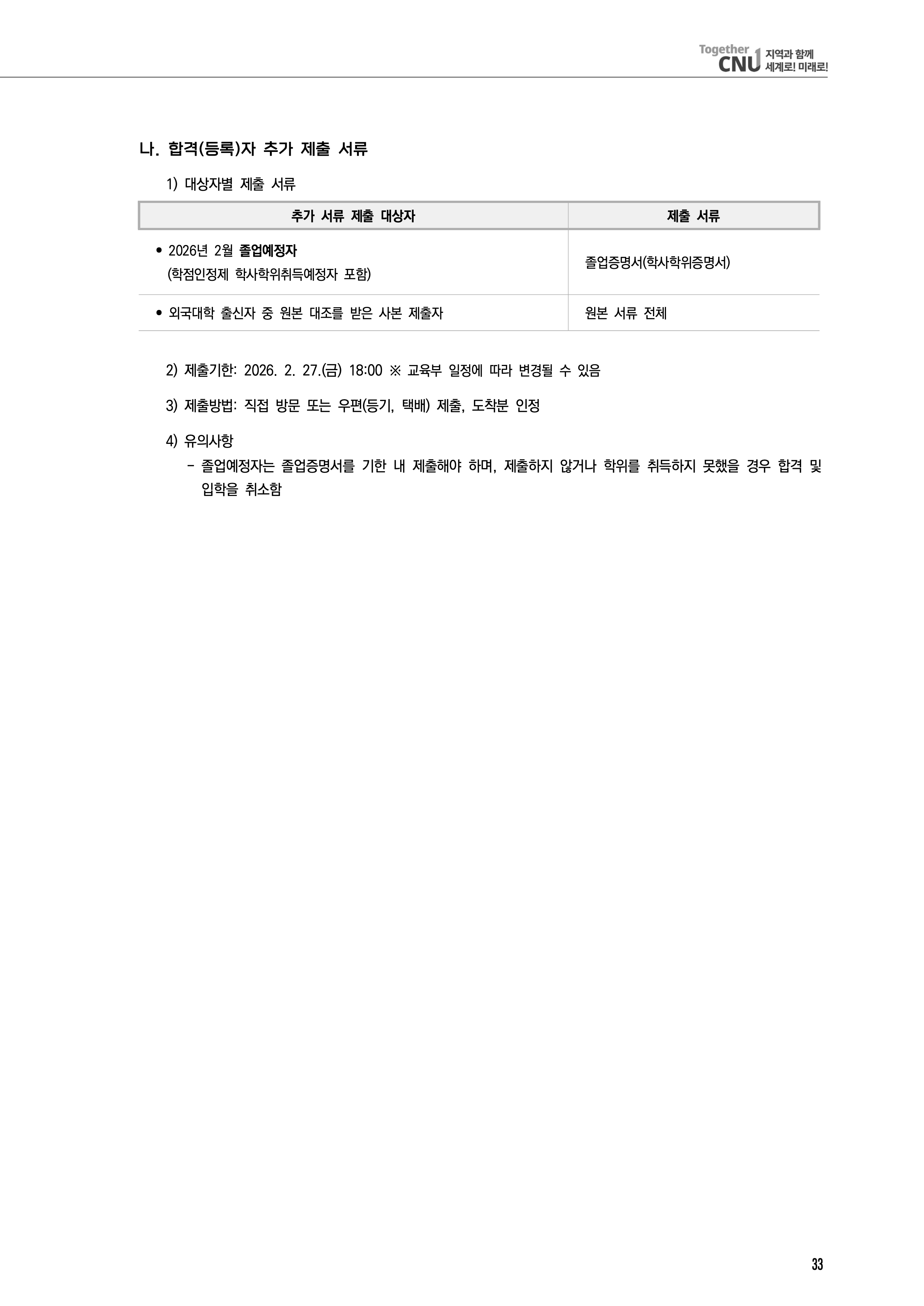 전남대 편입모집요강