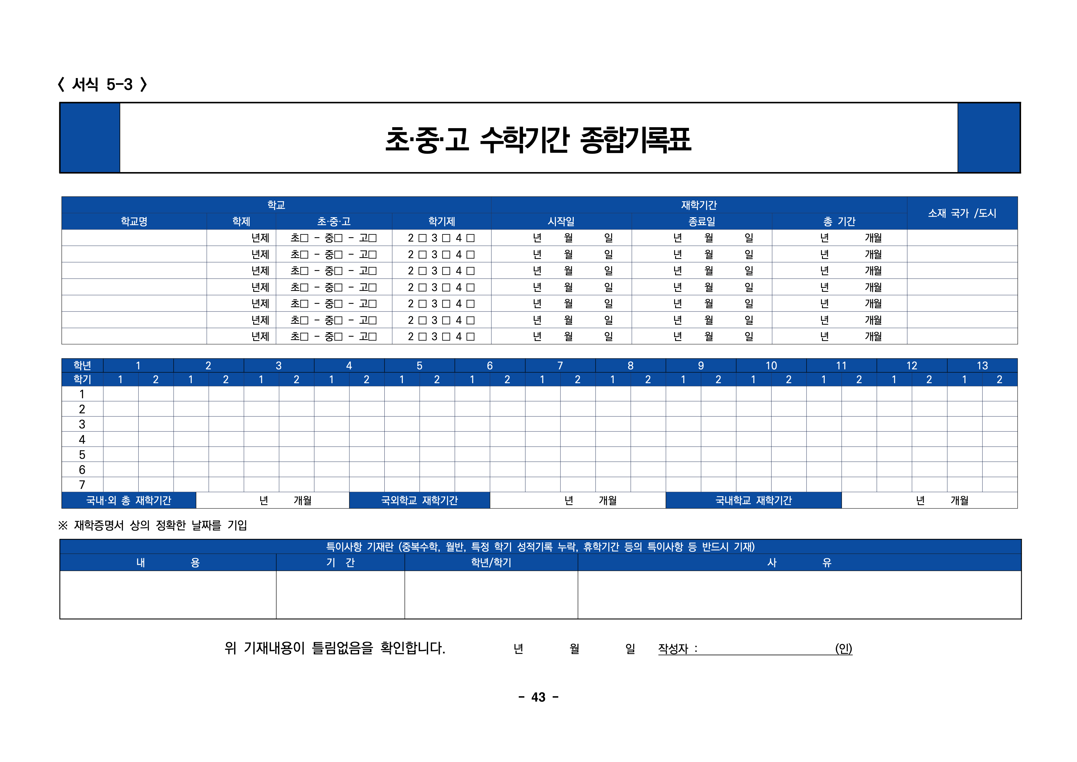 한성대 편입요강