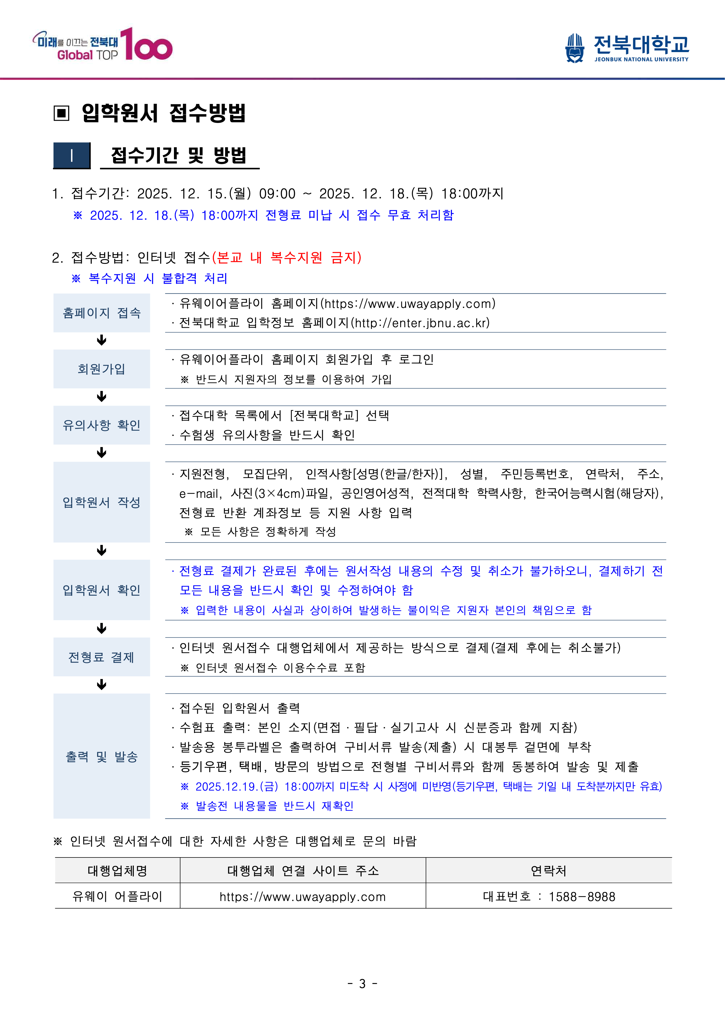 전북대 편입요강