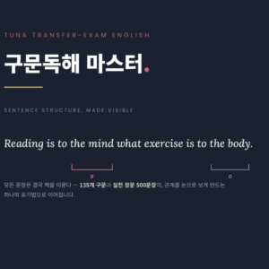 튜나 구문독해 마스터