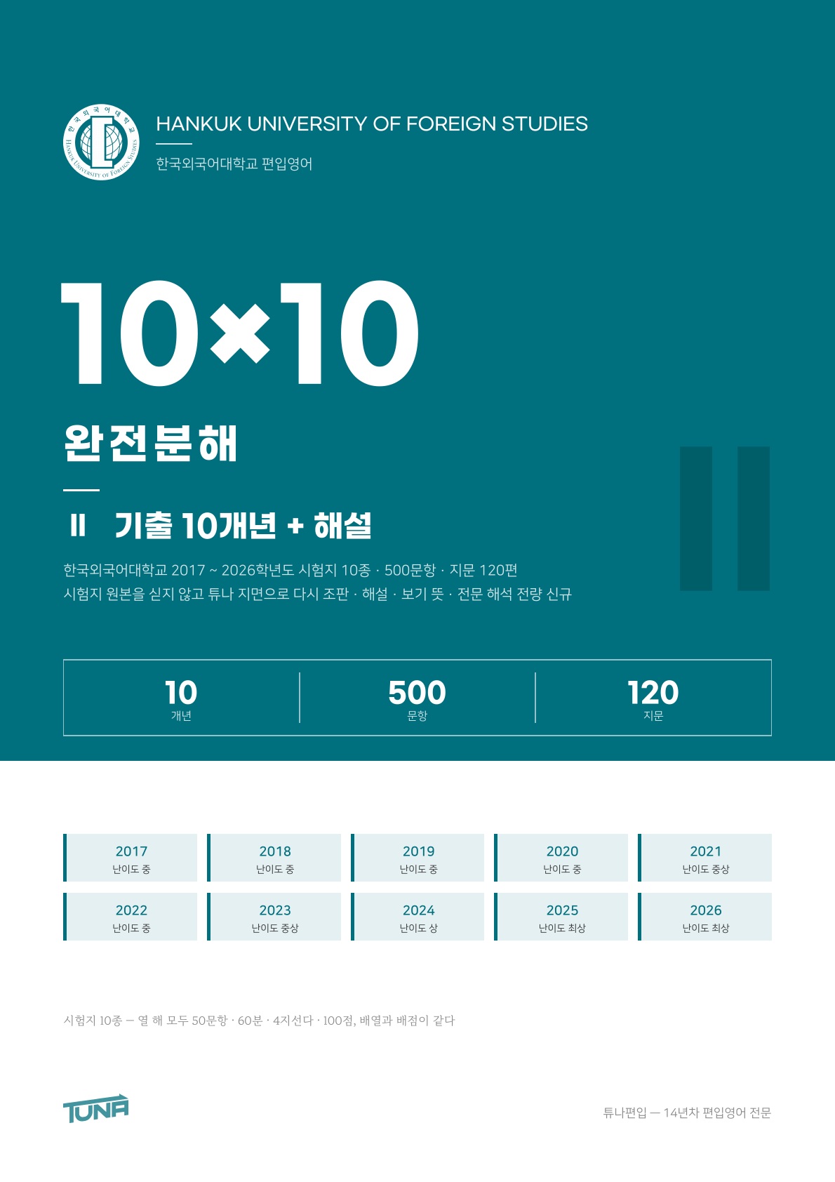 한국외국어대학교 기출 + 해설 실제 표지