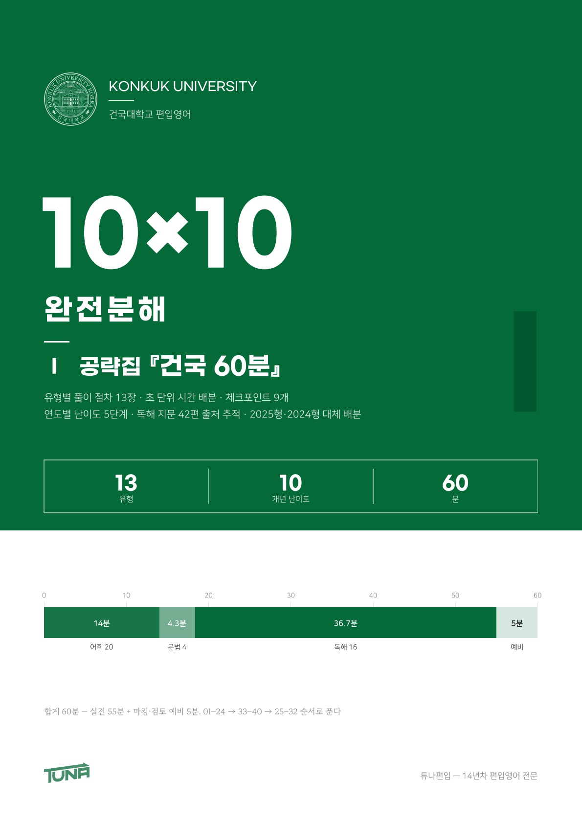 건국대학교 공략집 실제 표지