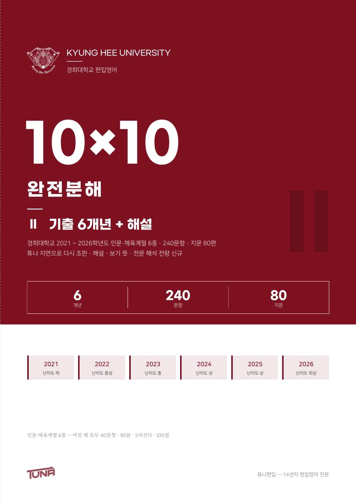 경희대학교 기출 + 해설 실제 표지