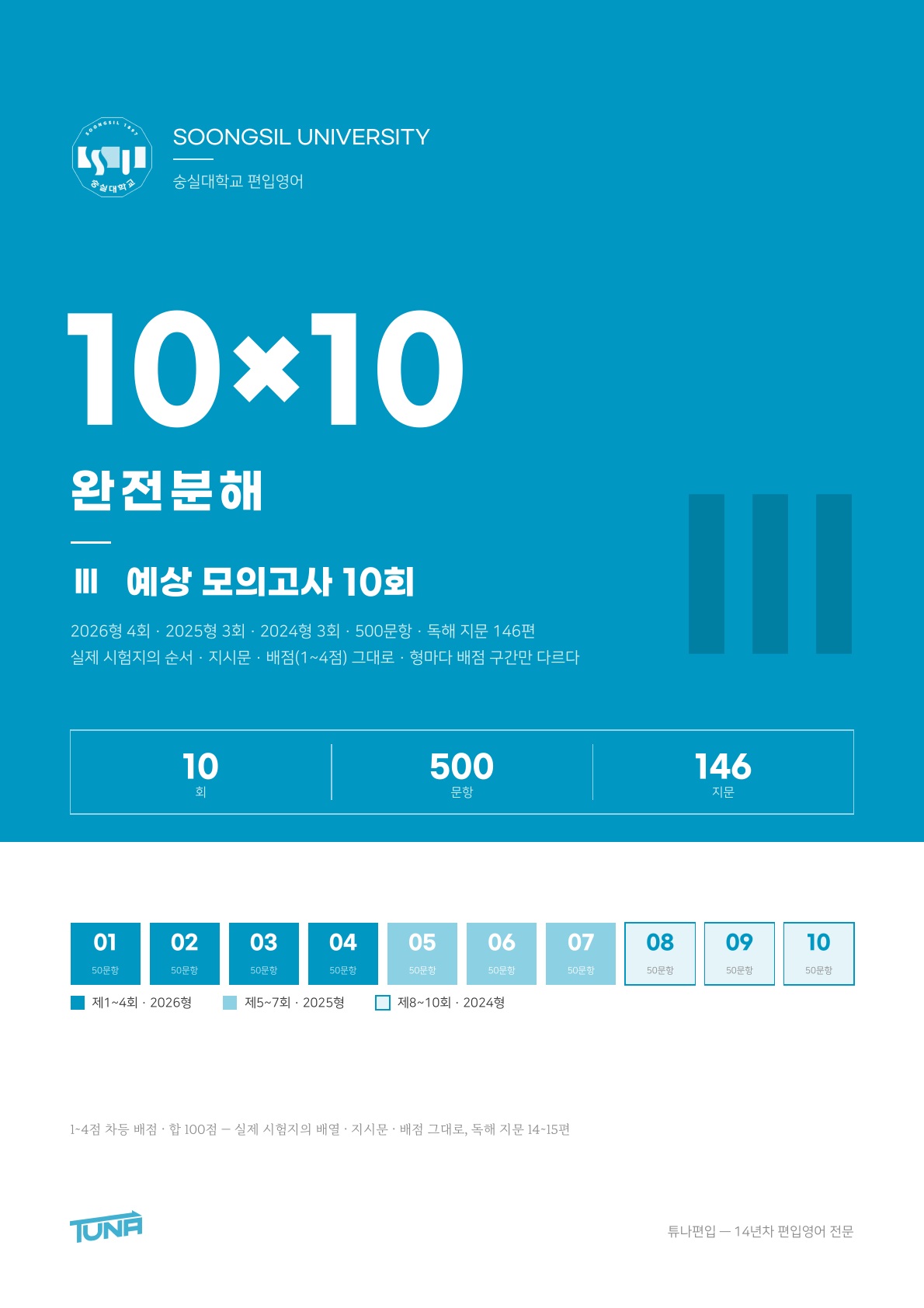 숭실대학교 예상 모의고사 실제 표지